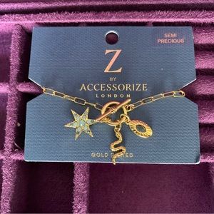 Bracelet with charms, Z by Accessorize London